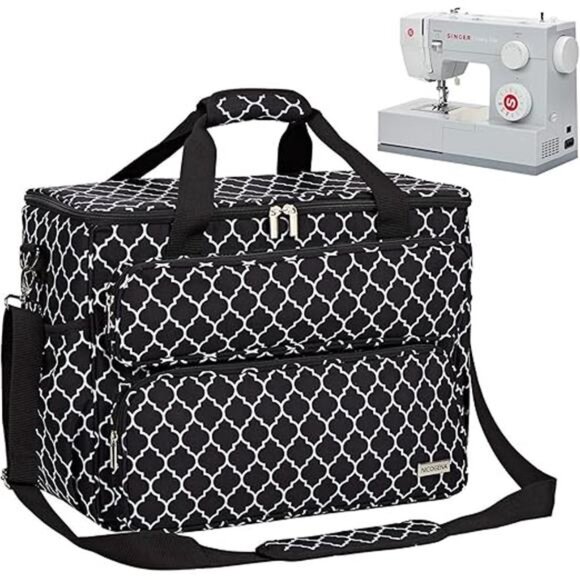 Sewing Machine Carrying Case, Universal Travel Tote Bag with Shoulder - Picture 7 of 14